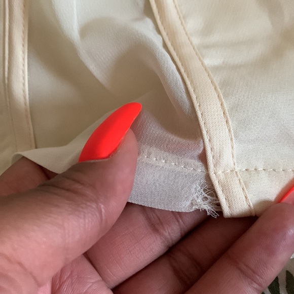 (B29) PrettyLittle Thing Shape Cream Cup Detail Lace Up Bodycon Dress, Sz 2 NWT - Picture 8 of 8